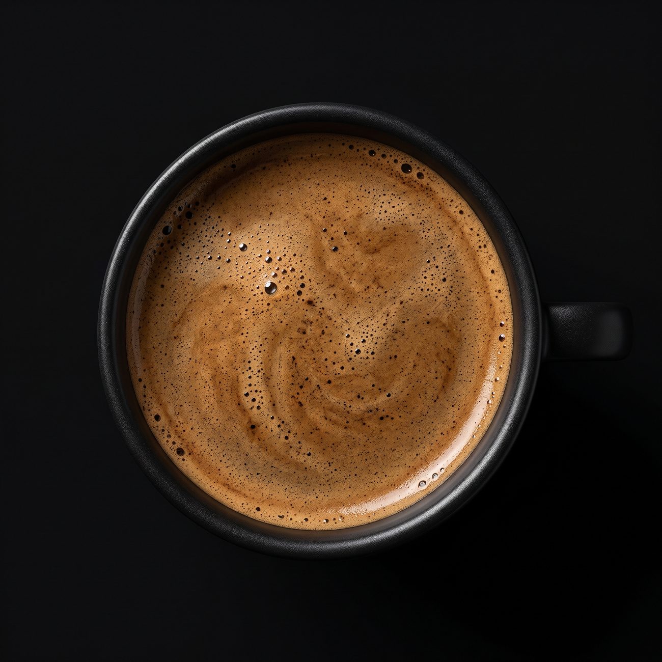 Finished cup with crema